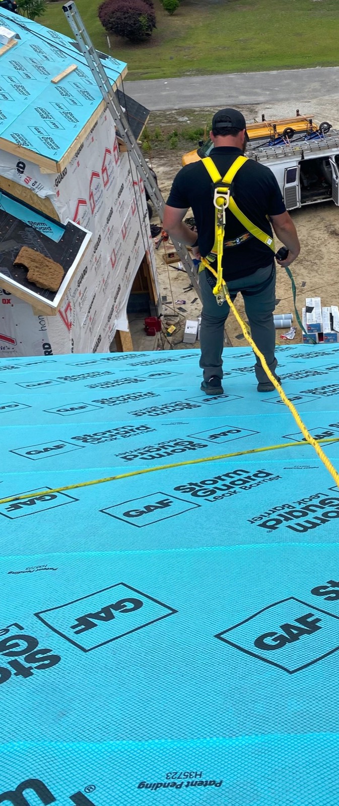 Roof replacement project in Jacksonville, NC by Rayze Roofing