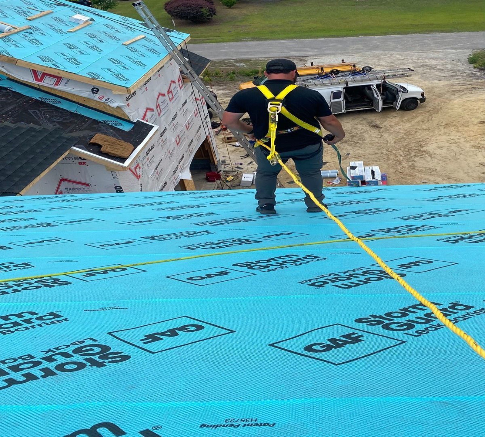 New metal roofing system on a coastal North Carolina home